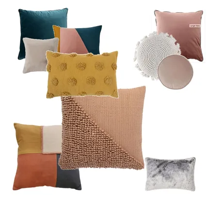 Living room cushions Interior Design Mood Board by Sarah Marquis on Style Sourcebook