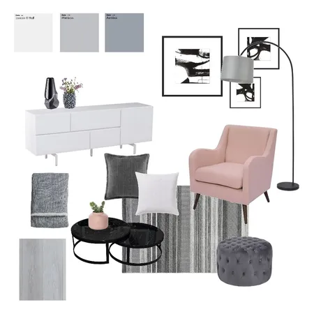 Accented Achromatic Interior Design Mood Board by andisomorjai on Style Sourcebook