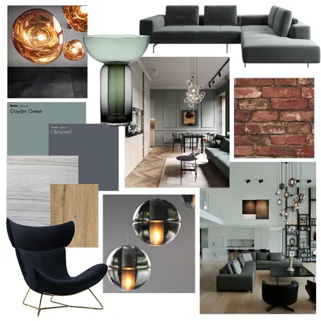 Modern industrial Interior Design Mood Board by SaskiaHayes on Style Sourcebook