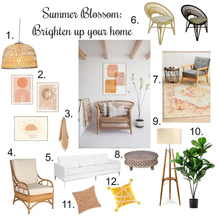summer blosson Interior Design Mood Board by rachel_little9 on Style Sourcebook