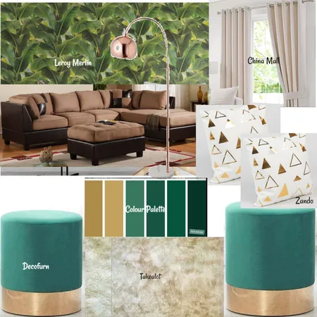 Palesa'a lounge Interior Design Mood Board by KgatoEntle Interiors on Style Sourcebook