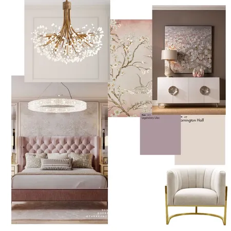 Feminine bedroom Interior Design Mood Board by SaskiaHayes on Style Sourcebook