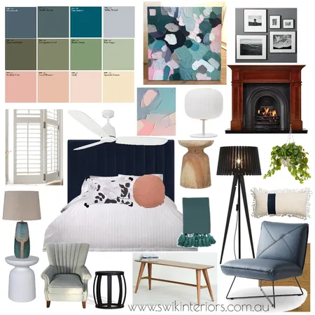 BAKER Master Bedroom Interior Design Mood Board by Libby Edwards on Style Sourcebook