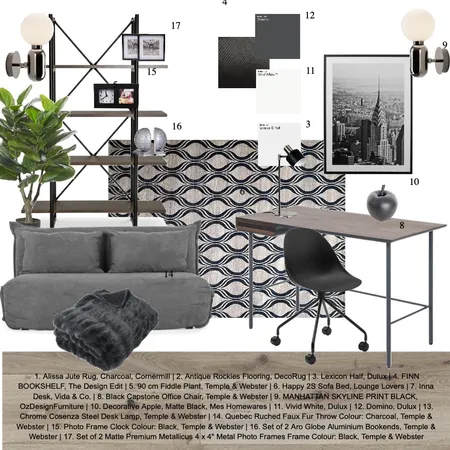 Sample Board - Study Interior Design Mood Board by brittanyhomannz on Style Sourcebook