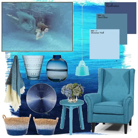 my blue moodboard Interior Design Mood Board by Valhalla Interiors on Style Sourcebook