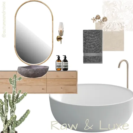 Raw & Luxe Interior Design Mood Board by Autumn & Raine Interiors on Style Sourcebook