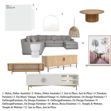 Lounge Room vibes Interior Design Mood Board by Scout & co. on Style Sourcebook