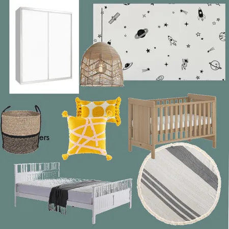 החדר של אופק ותינוקי Interior Design Mood Board by Moran on Style Sourcebook