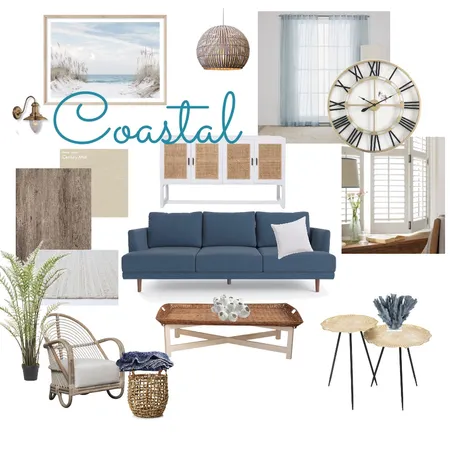 Coastal blue Interior Design Mood Board by Jdpowers on Style Sourcebook