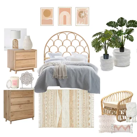 Coastal bedroom Interior Design Mood Board by Organised Simplicity on Style Sourcebook