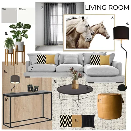 A9 LIVING ROOM Interior Design Mood Board by Genie on Style Sourcebook