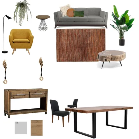 Living Room Interior Design Mood Board by Carolina Ferraz on Style Sourcebook