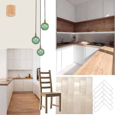 Beige Kitchen Interior Design Mood Board by Holi Home on Style Sourcebook