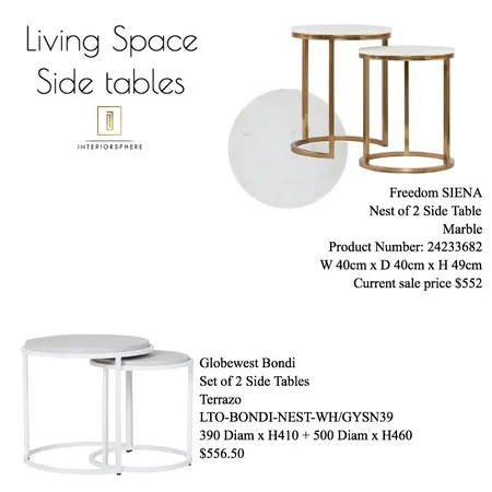 9 Burt St Living Room Side Tables Interior Design Mood Board by jvissaritis on Style Sourcebook