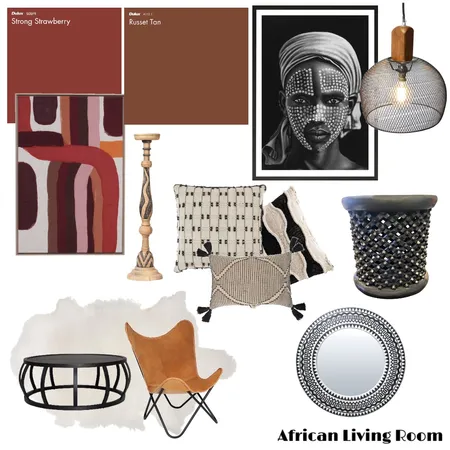 African Mood Board Interior Design Mood Board by annawalker on Style Sourcebook