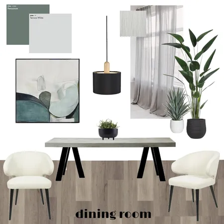 Contemporary Dining Room Interior Design Mood Board by gchinotto on Style Sourcebook