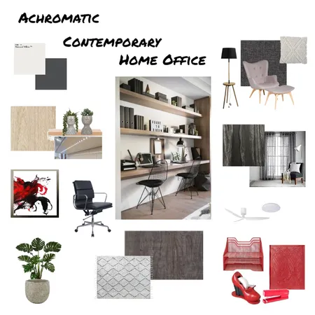 Home Office Interior Design Mood Board by tbrack on Style Sourcebook