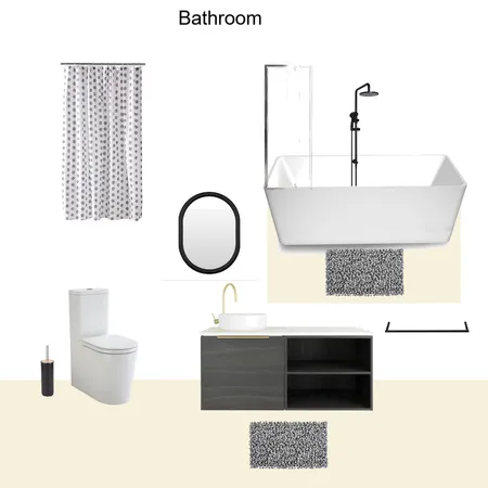 Airbnb Bathroom Interior Design Mood Board by momomo on Style Sourcebook
