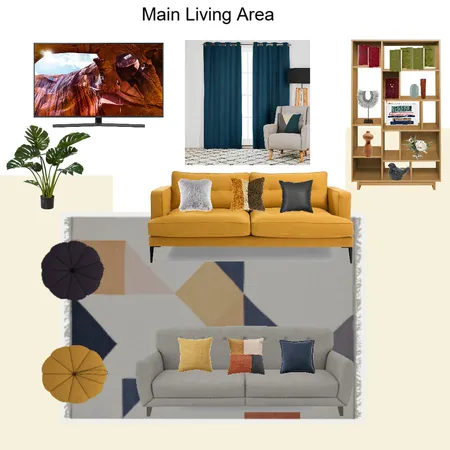Airbnb Living Interior Design Mood Board by momomo on Style Sourcebook