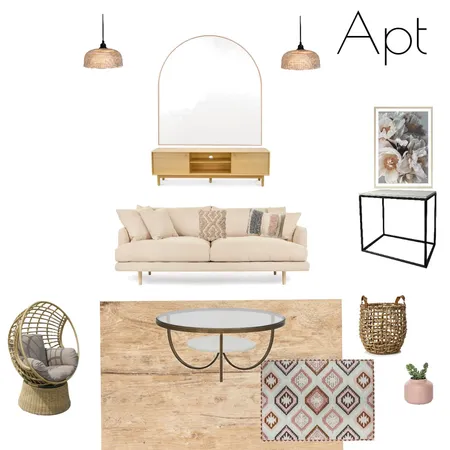 First Apt Interior Design Mood Board by C'ombre & Rain on Style Sourcebook