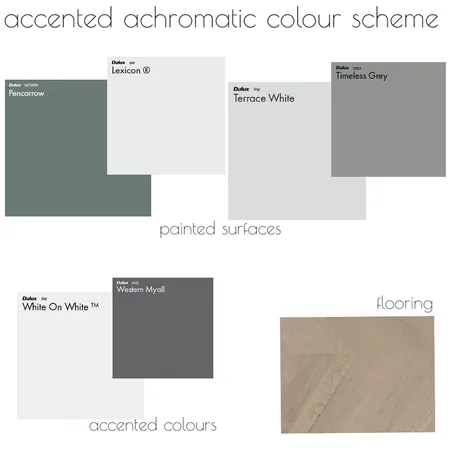 Accented Achromatic Colour Scheme Interior Design Mood Board by gchinotto on Style Sourcebook