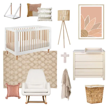 Baby girl's nursery Interior Design Mood Board by moffie19 on Style Sourcebook