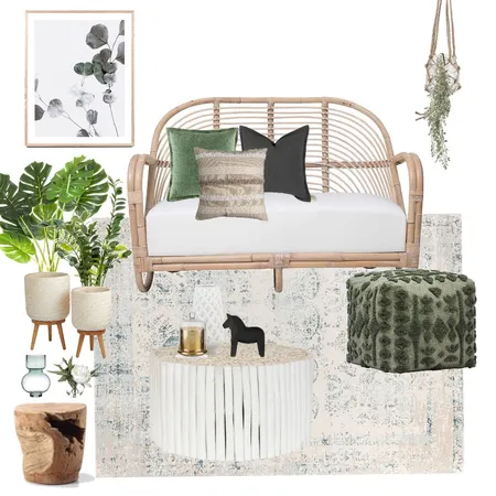 small living green Interior Design Mood Board by KUTATA Interior Styling on Style Sourcebook
