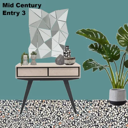 Mid Century Entry Interior Design Mood Board by Jo Laidlow on Style Sourcebook