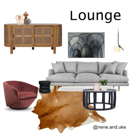 Lounge Room Edge Interior Design Mood Board by nene&uke on Style Sourcebook
