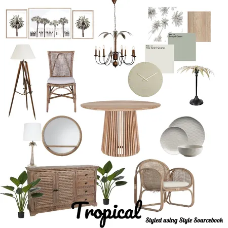 Tropical Interior Design Mood Board by Krystelle on Style Sourcebook