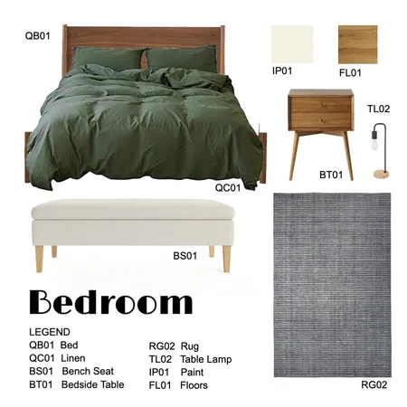 Bedroom Interior Design Mood Board by Bronte B on Style Sourcebook