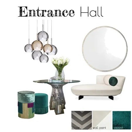 Entrance hall  VILLA op. 1 Interior Design Mood Board by InStyle Idea on Style Sourcebook