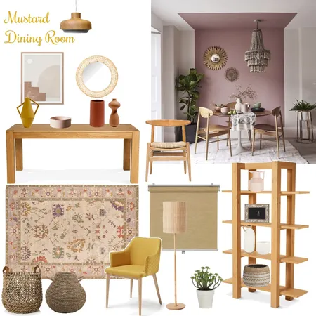 MUSTARD DINING ROOM Interior Design Mood Board by missmarple on Style Sourcebook