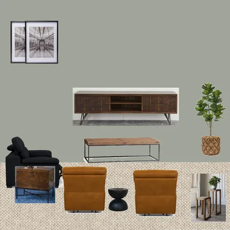 TV Room - GREEN Interior Design Mood Board by trueblueaussiegal89 on Style Sourcebook