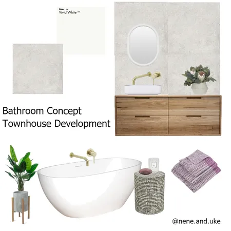 Contemporary Bathroom Interior Design Mood Board by nene&uke on Style Sourcebook