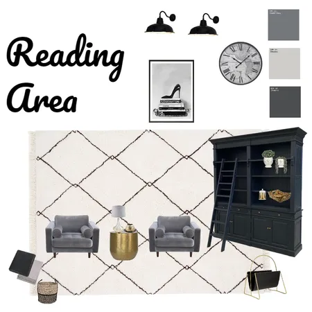 Reading Area Interior Design Mood Board by Candace Sluiter on Style Sourcebook