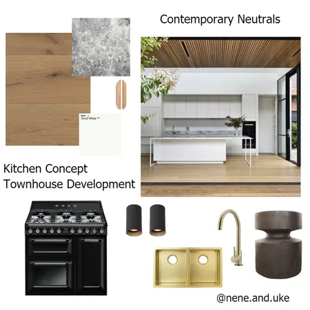 Contemporary Kitchen Interior Design Mood Board by nene&uke on Style Sourcebook