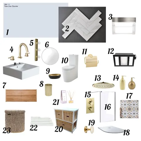 Full bath Interior Design Mood Board by yunayyx on Style Sourcebook