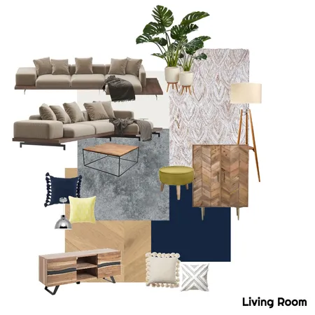 living Interior Design Mood Board by Meghna on Style Sourcebook