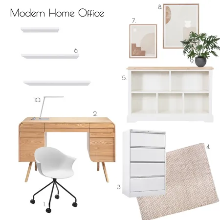 Home Office Sample Board Interior Design Mood Board by Alana_Maree on Style Sourcebook