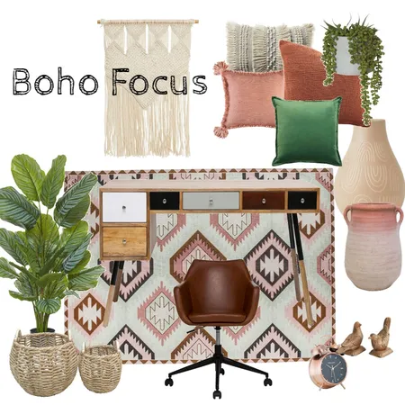 Boho Focus Interior Design Mood Board by Jenbirks on Style Sourcebook