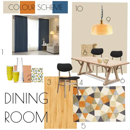 DINING ROOM Interior Design Mood Board by INTERIORS for living on Style Sourcebook