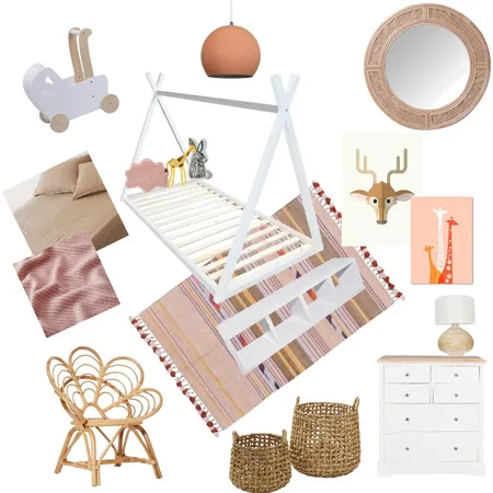 boho young girls room Interior Design Mood Board by angelamitrevska on Style Sourcebook