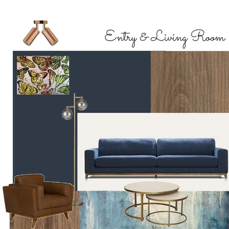 From blue to gold Interior Design Mood Board by tatishimada on Style Sourcebook