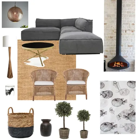 Cozy Living Room Interior Design Mood Board by Anenoruega on Style Sourcebook