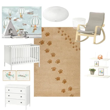 Edi's Nursery room Interior Design Mood Board by Rozina on Style Sourcebook