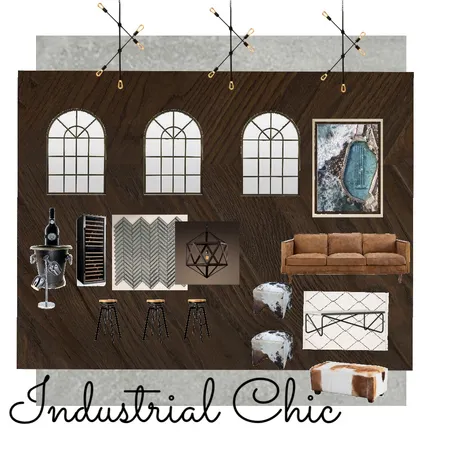 Industrial Chic Interior Design Mood Board by Tam Nguyen on Style Sourcebook
