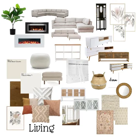 Living Interior Design Mood Board by amyjc on Style Sourcebook