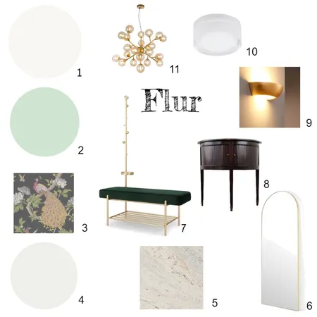 Aufgabe 9 Flur Interior Design Mood Board by clara87 on Style Sourcebook