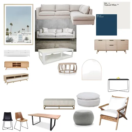 Bondi Living Room Draft Interior Design Mood Board by teahpultar on Style Sourcebook